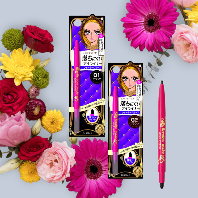 Bút Chì Sáp Kẻ Mí Mắt Không Trôi Kissme Heroine Make Quick Eyeliner (Nét Vẽ Tự Nhiên-Dạng Xoay)