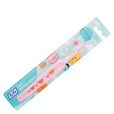 Bàn chải đánh răng siêu mềm cho trẻ 0-3 tuổi Tepe Mini X-soft nhiều màu