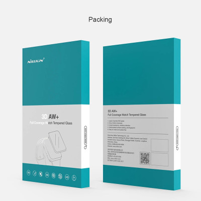 Miếng dán cường lực 3D Nillin AW+ Cho Apple Watch 40mm (Chống va đập, Độ nét Full HD, chống vân tay) - Hàng chính hãng