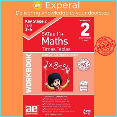 Sách - KS2 Times Tables Workbook 2 : 15-day Learning Programme for 2x - 1 by Dr Stephen C Curran (UK edition, paperback)