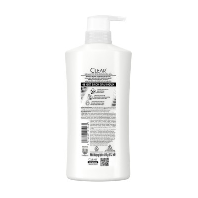 Dầu Gội Clear Thảo Dược Nuôi Dưỡng Da Đầu Từ Gốc, Sạch Gàu Và Giảm Gãy Rụng 630g - Gừng & Hoa Cúc
