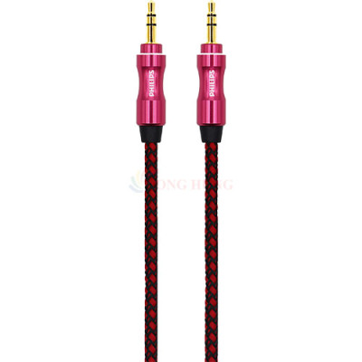 Cáp AV nối dài 3.5mm dây dù Philips Audio Cable SWA6234B - Hàng chính hãng