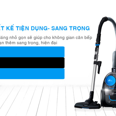 Máy Hút Bụi Philips FC9350 (1800W) - Đen - Hàng chính hãng