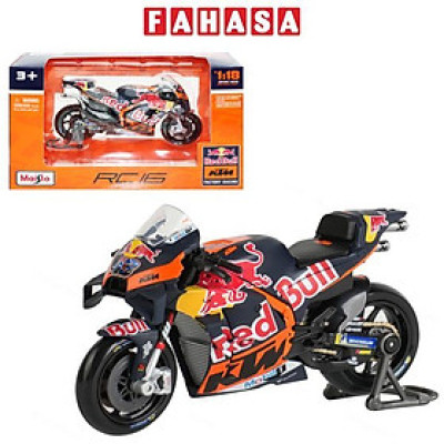 Đồ Chơi Mô Hình Xe Mô Tô GP Racing - Red Bull KTM Factory Racing 2023 Tỉ lệ 1:18 - Maisto 36393/MT36000