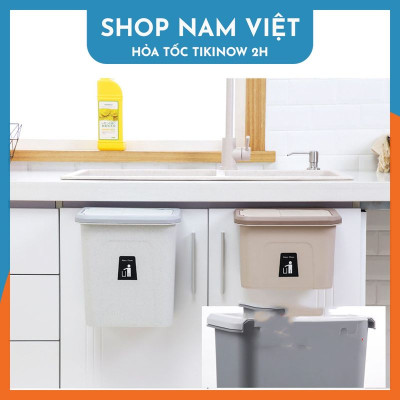 Thùng Rác Treo Cửa Tủ Có Nắp Đậy