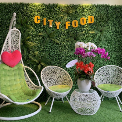 Bộ bàn ghế sân vườn + xích đu NAVICOM