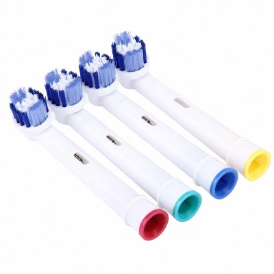 Cho máy Oral B Braun, bộ 4 Đầu Bàn Chải đánh răng điện thay thế MIHOCO EB20-P New , làm sạch mảng bám, chăm sóc nướu