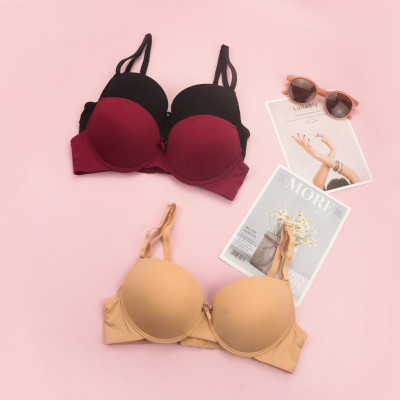 Áo Lót Nâng Ngực Trơn Siêu Đẩy LUPERI LU3AL840 đệm mút ép thấm hút mồ hôi bản 2 móc trẻ trung