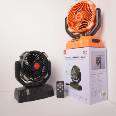 Quạt Tích Điện Yoobao F8 PRO - 10.000mAh | Điều Khiển Từ Xa | Xoay 360° | Đèn LED | Sạc Dự Phòng - Hàng chính hãng
