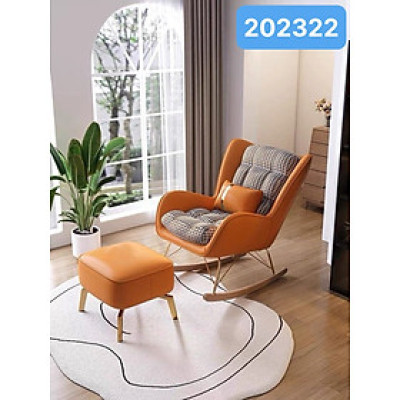 Ghế bập bênh thư giãn Tundo kèm đôn