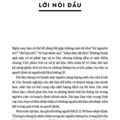 Nghệ Thuật Tư Duy Dựa Trên Dữ Liệu - Để Ra Quyết Định Thông Minh Hơn Trong Một Thê Giới Không Chắc Chắn