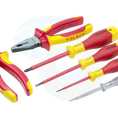 BỘ KỀM ĐIỆN CÁCH ĐIỆN 6 CHI TIẾT TOLSEN V83306 - HÀNG CHÍNH HÃNG