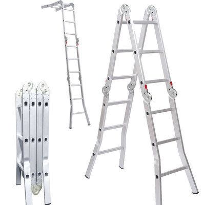 Thang nhôm gấp 4 khúc NIK44A & NIK44