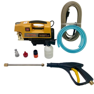 Máy rửa xe, máy xịt rửa đa năng PHIPOL TOOLS QXJ08 tặng kèm đầy đủ phụ kiện - Hàng Chính Hãng