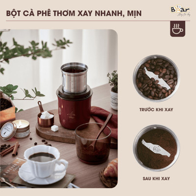 CHÍNH HÃNG BEAR VIỆT NAM Máy xay bột khô Bear MDJ-A02G3