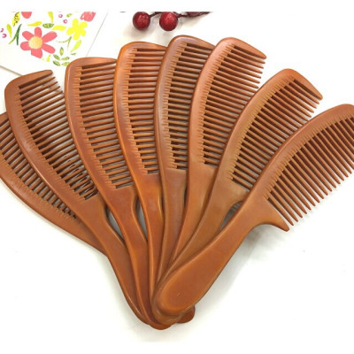 Lược Gỗ Dày Phổ Thông Dài 20cm Thiết Kế Nhỏ Gọn Chống Tĩnh Điện Cho Tóc