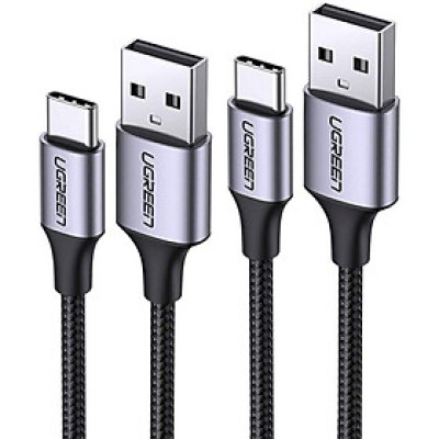 Cáp sạc nhanh, truyền dữ liệu USB 3.0 sang USB-C màu đen Ugreen 20287 US187 Hàng Chính Hãng