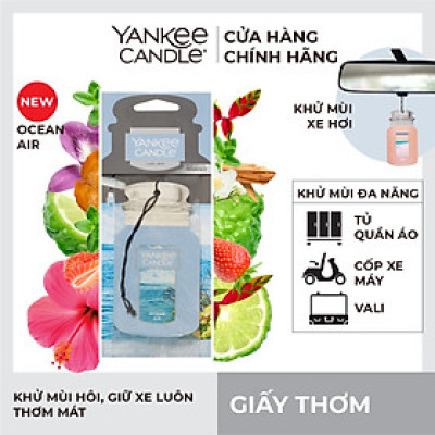 Giấy Thơm Xe Yankee Candle - Ocean Air