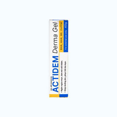 Actidem Derma Gel Ho Tro Ngan Ngua Mun, Lam Mo Vet Tham (40g/tuyp)