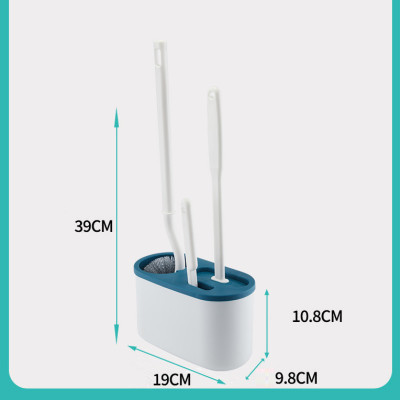 Bộ bàn chải vệ sinh nhà tắm, toilet 3in1 dán tường tiện dụng