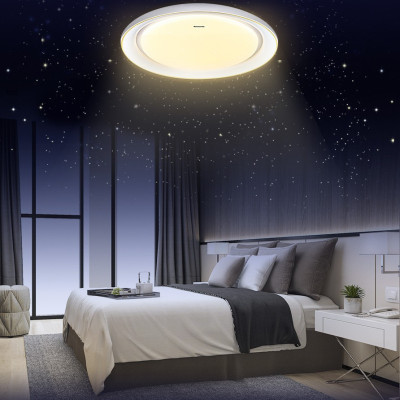 Đèn trần ánh sao Starry Panasonic HHXZ301188 36W cho phòng ngủ hiệu ứng ánh sáng lấp lánh, chế độ ngủ, thư giãn, hẹn giờ