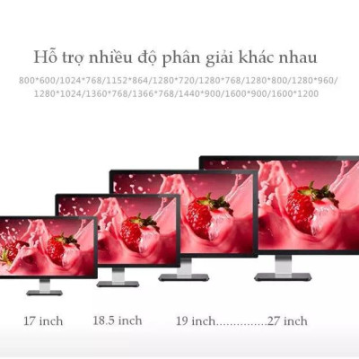 Ugreen UG11635VG101TK 20M màu Đen Cáp tín hiệu 2 đầu VGA - HÀNG CHÍNH HÃNG