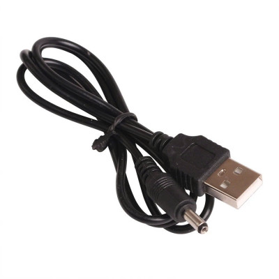 Dây Cáp Chuyển USB 5V to DC Jack 3.5*1.35mm Cho Quạt Sạc, Đèn Sạc, Đèn LED, Đài - Hàng Chính Hãng 