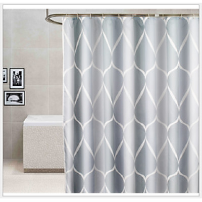 RÈM PHÒNG TẮM VẢI POLYESTER DÀY, KHÔNG THẤM NƯỚC VÀ CHỐNG NẤM MỐC