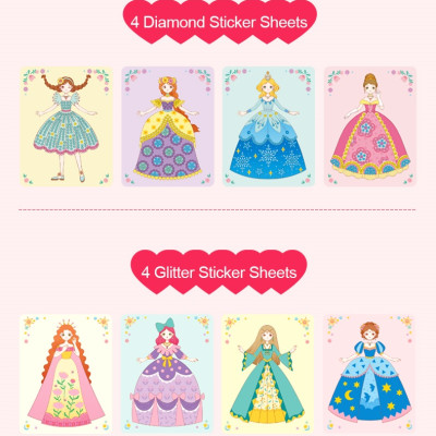 Bộ Đồ Chơi Trang Điểm và Thiết Kế Thời Trang Công Chúa 3in1 – Mideer Dress Up Game Set – Princess Makeup Kit