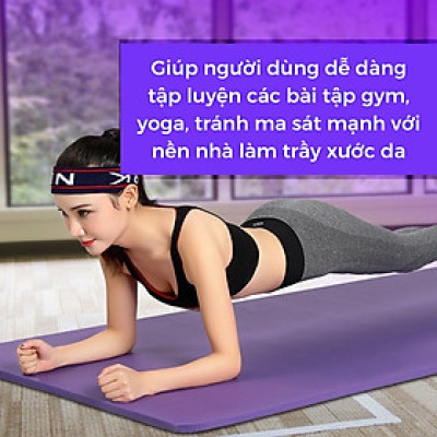 Thảm tập yoga cao cấp dày 2 lớp  ,thảm tập gym ,thiết kế dạng hạt nổi ,ma sát tốt ,độ bám cao tránh trơn trượt , sử dụng được trên mọi bề mặt dễ gấp gọn tiện mang theo mọi nơi