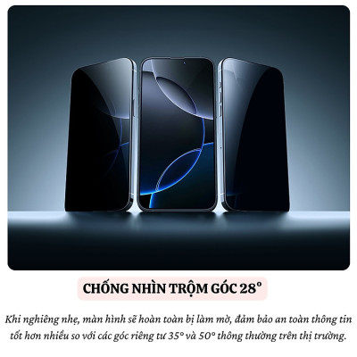 Kính Cường Lực Chống Nhìn Trộm Full Viền Kèm Khung Nillkin Guardian Cho iPhone 16 Pro Max / 16 Pro – Bảo Vệ Toàn Diện, Chống Nhìn Trộm Hiệu Quả - Hàng nhập khẩu