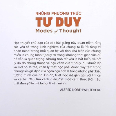Những Phương Thức Tư Duy - Modes Of Thought