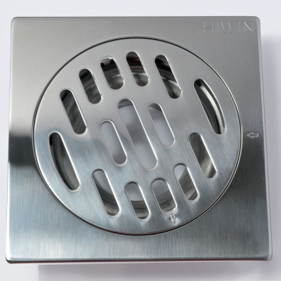 Ga thoát sàn ngăn mùi inox 304 mặt gương cao cấp Hiwin FD-4210