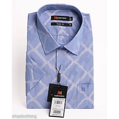 Áo sơ mi Khatoco tay ngắn