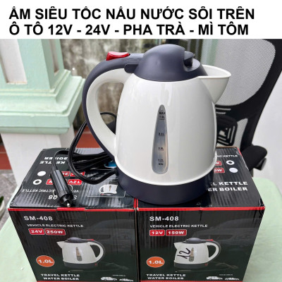 Bình Đun Nước Sôi Trên Ô Tô 12V-24V – Pha Cà Phê, Mì, Trà Nhanh Gọn Mọi Lúc , đồng hồ treo tường