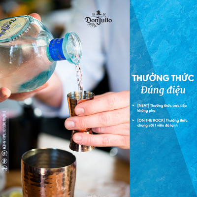 Rượu Don Julio Blanco Tequila 38% 750ml kèm hộp
