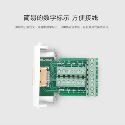 Ugreen UG2031520315TK Đầu HDMI âm tường bắt vít cao cấp - HÀNG CHÍNH HÃNG