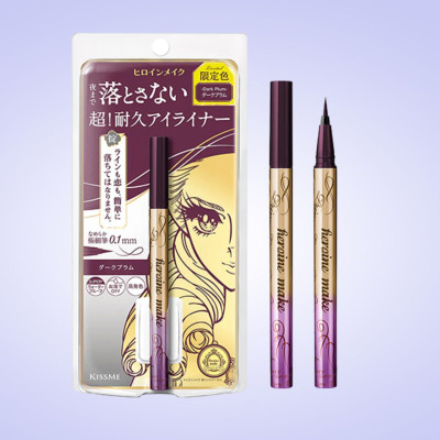 Bút Kẻ Mắt Nước Siêu Chống Trôi Nét Kẻ Sắc Mảnh Màu Nâu Tím Kissme Heroine Make