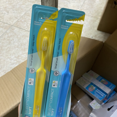 Bàn chải đánh răng mềm trẻ từ 5-12 Tepe Select Compact Soft nhiều màu