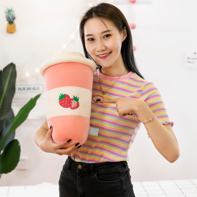Thú Bông Ly Trà Sữa Trái Cây Mềm Mịn Siêu Dễ Thương Hàng Cao Cấp (25cm--->70cm) Gối Ôm Ly Trà Sữa Trái Cây Cute Đáng Yêu, An Toàn Cho Người Sử Dụng
