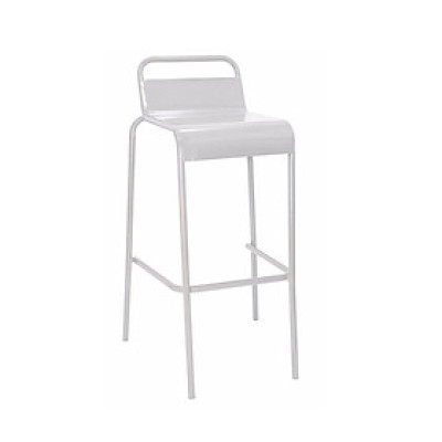 Ghế quầy bar lưng thấp sắt sơn tĩnh điện CB2148-T có thể để ngoài trời như ban công sân thượng sân vườn ở HCM