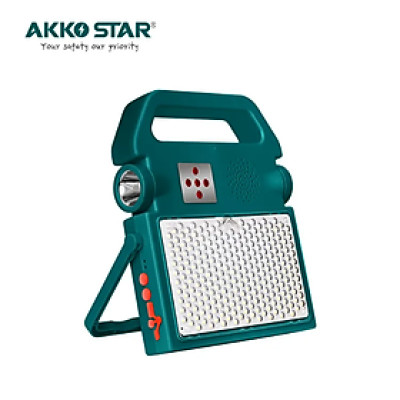 ĐÈN SOLAR LIGHT 100W NĂNG LƯỢNG MẶT TRỜI 54620 AKKO STAR - HÀNG CHÍNH HÃNG