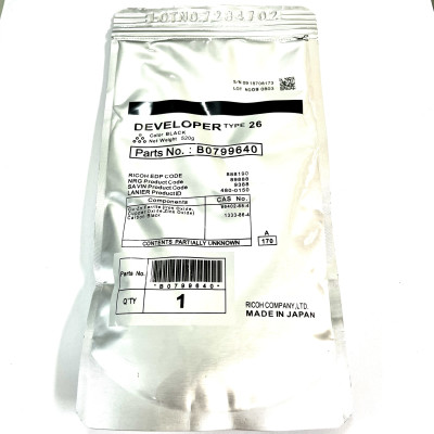 Bột từ Type 26: Dùng cho máy photocopy Ricoh 4000/ 5000/ 4001/ 5001/ 4002/ 5002/ 5003 ( HA - Hàng nhập khẩu )