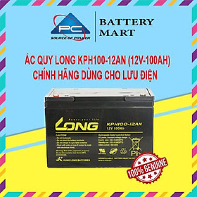 Ắc Quy LONG KPH100-12AN (12V-100Ah)