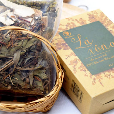 Bộ chăm sóc mẹ là siêu nhân Wonmom (1 lá xông + 1 hộp thảo mộc vệ sinh mẹ)