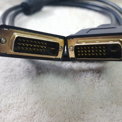 Cáp 2 đầu DVI dài 1 MÉT RƯỠI - Cáp DVI to DVI - Hàng chính hãng