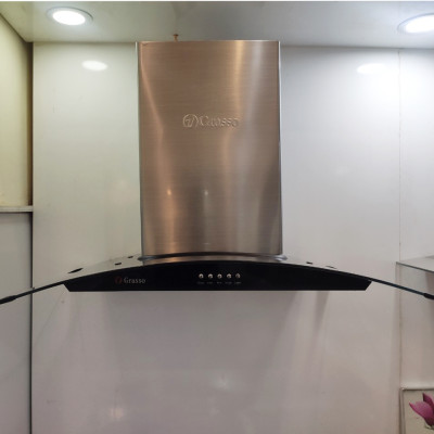 Máy hút mùi kính cong Grasso GS 3388S - 600 (Hàng chính hãng)