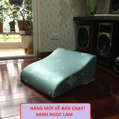 VỎ GỐI KÊ CHÂN CHỐNG GIÃN TĨNH MẠCH YOROKOBI 25CM- XANH NGỌC LAM