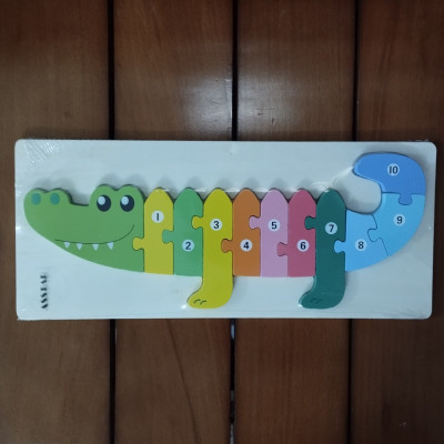 Đồ Chơi Trẻ Em Asstar, Combo 5 Mẫu Đồ Chơi Ghép Hình, Xếp Hình Gỗ Nổi 3D Gồm 10 Số Giúp Bé Phát Triển Tư Duy