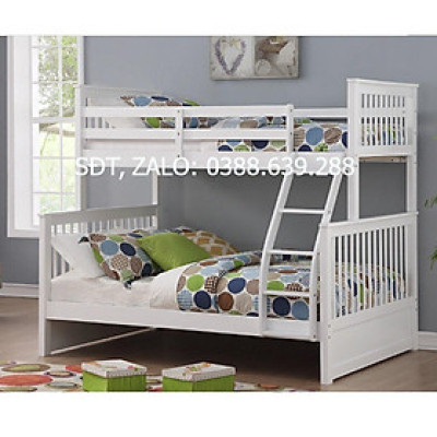 Giường 2 Tầng BÌNH LONG 128 (trắng)